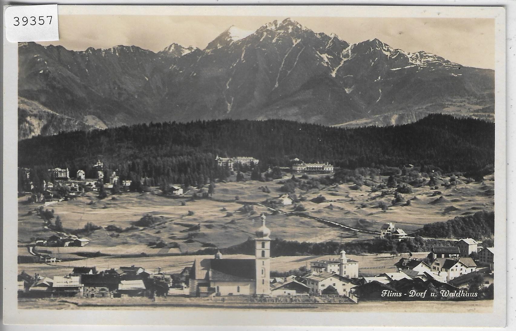 Ansichtskarten: Flims-Dorf und Waldhaus – Gebraucht aus Ettingen von Kartenplanet