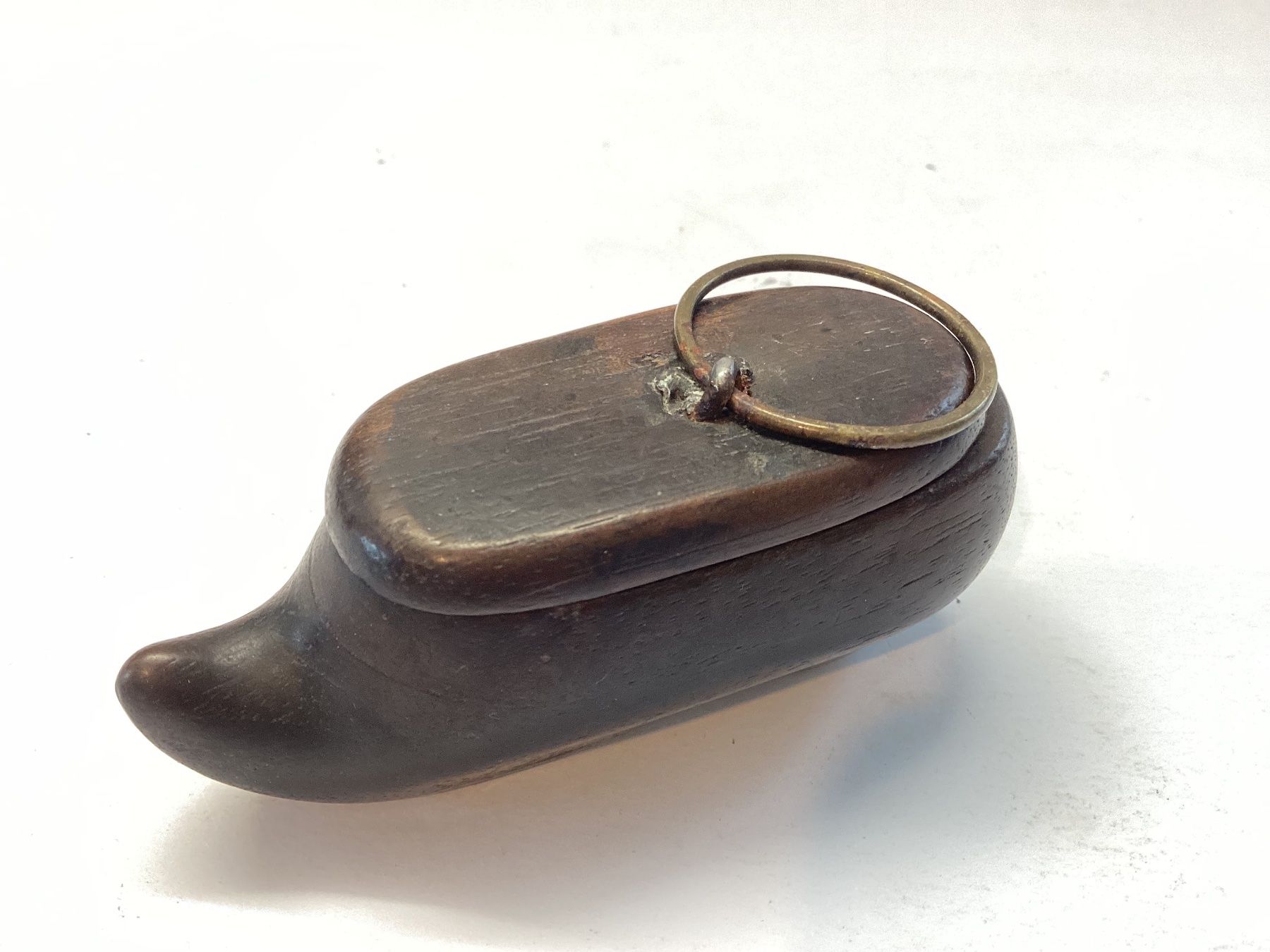 Tabacchi: Antike Tabak Dose,  Holz in Form eines Schuhes – Usato da Eglisau venduto da mar_5rn2 4