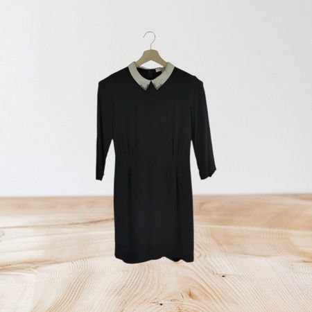 Robe Sandro noire élégante, taille 1, (36)
