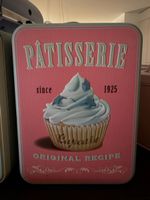 Blechdose Patisserie Cupcake Vintage Stil