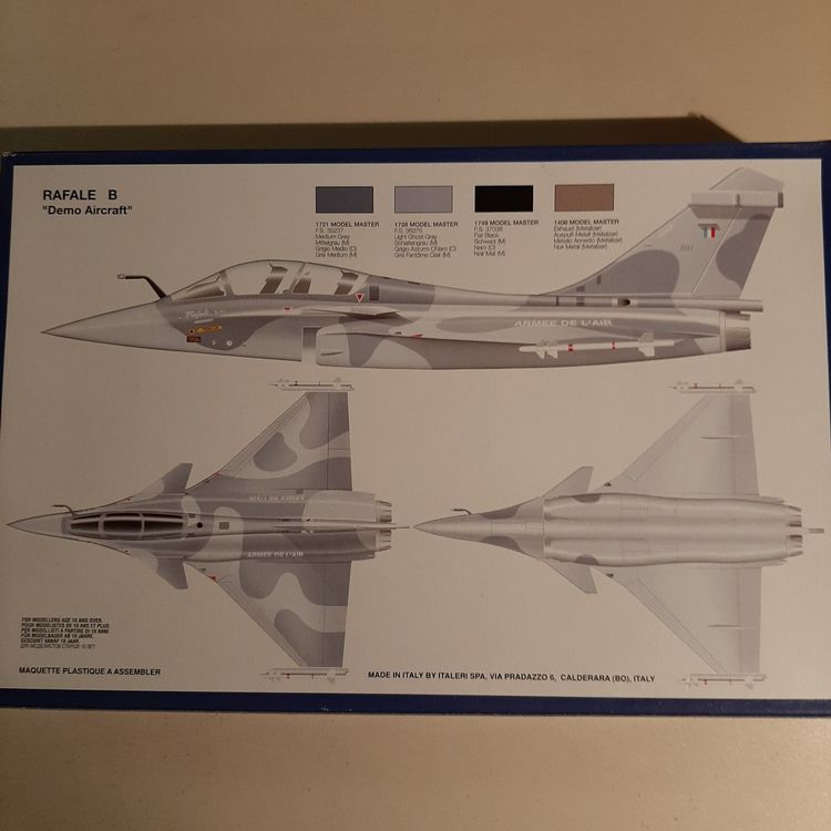 2077 ... Dassault Rafale B Twin Seater ... Italeri 092 (Gebraucht) in ...