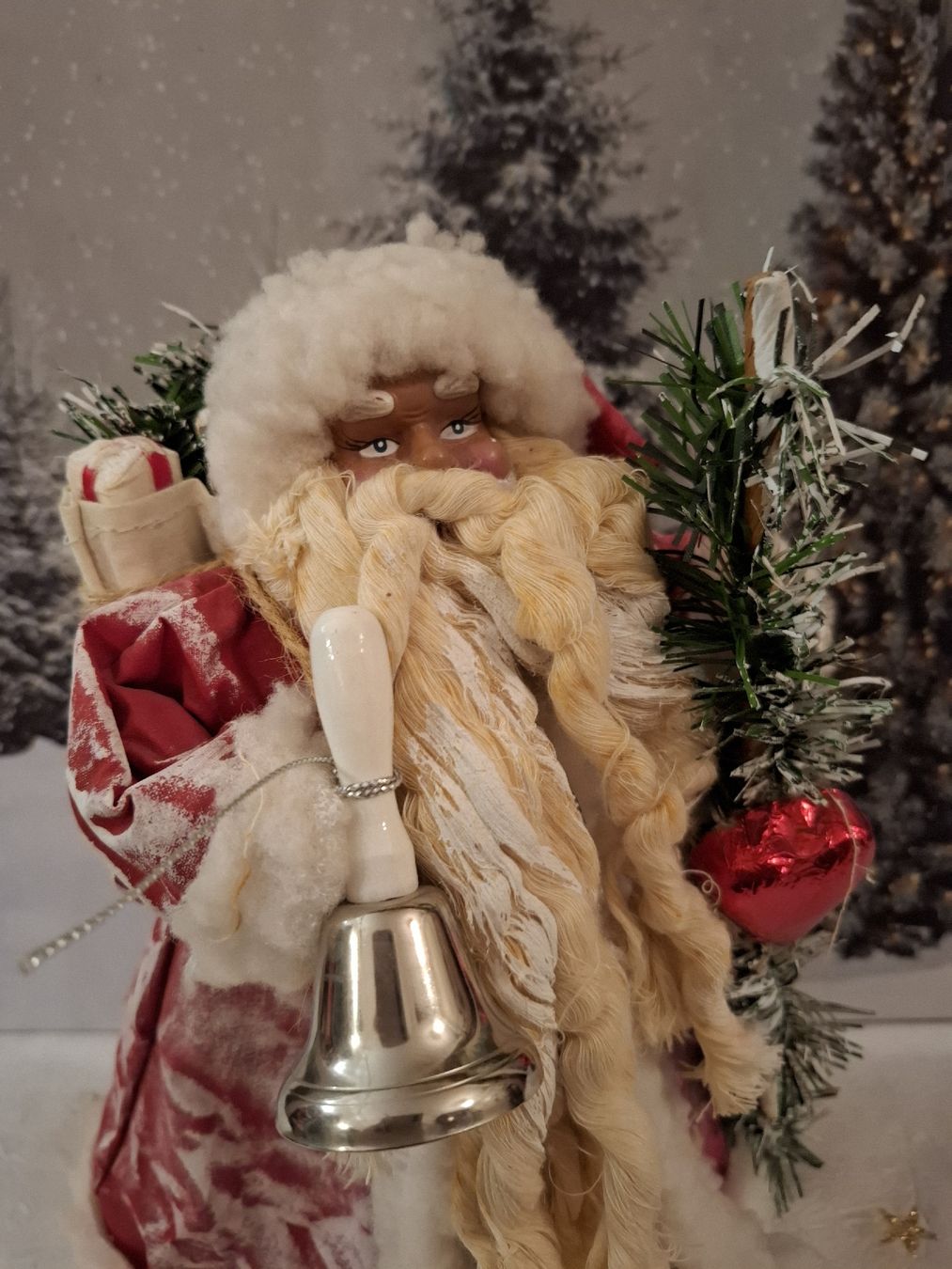 Tutte le decorazioni: ALTER PAPPMACHÉ WEIHNACHTSMANN – Nuovo (secondo la descrizione) da Gretzenbach venduto da schibaya 2