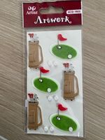 neuer 3-D Sticker von Artoz "Golf"