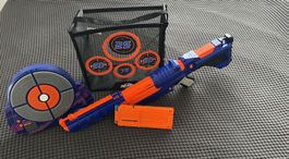 Nerf mit Zielscheibe