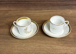 Set Vintage-Porzellan-Kaffeetassen – Angebot!