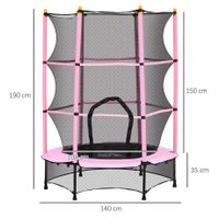 Hammer Trampolin Cross Jump 140cm 