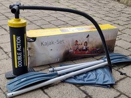Kajak Set mit Paddel und Einlagen
