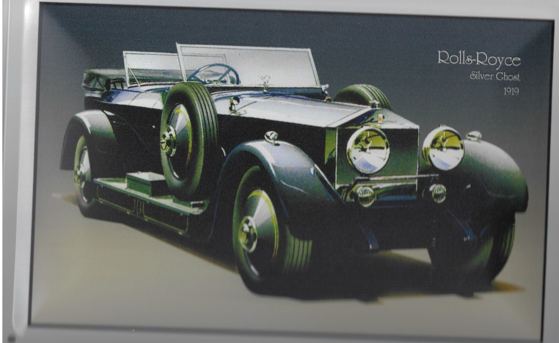 Rolls Royce Insegne: Blechschild-ROLLS ROYCE-SILVER GHOST 1919 – Nuovo e nell'imballaggio originale da Rupperswil venduto da big-one-sale