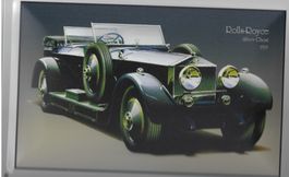 Blechschild-ROLLS ROYCE-SILVER GHOST 1919