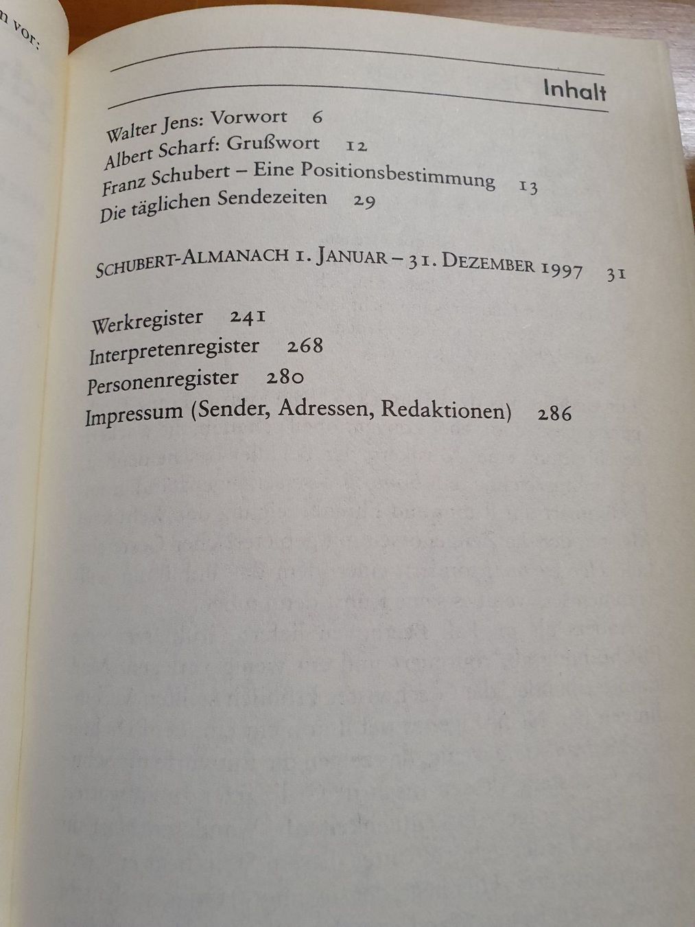 Libri: Schubert- Almanach von Michael Stegemann – Usato da Oberdorf BL venduto da BaldenEagle 2