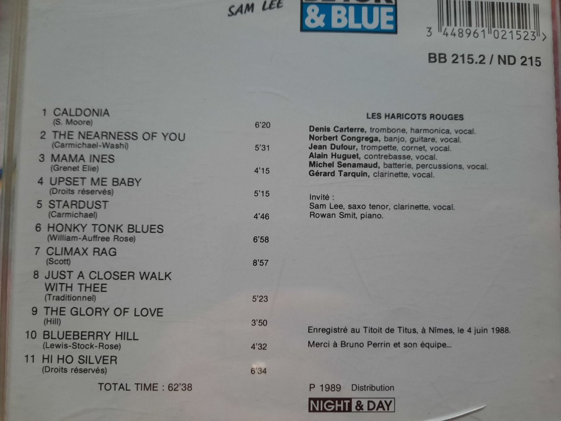 CD: CD Sam Lee - les haricots rouges – Usato da Pully venduto da bro_n52j 3