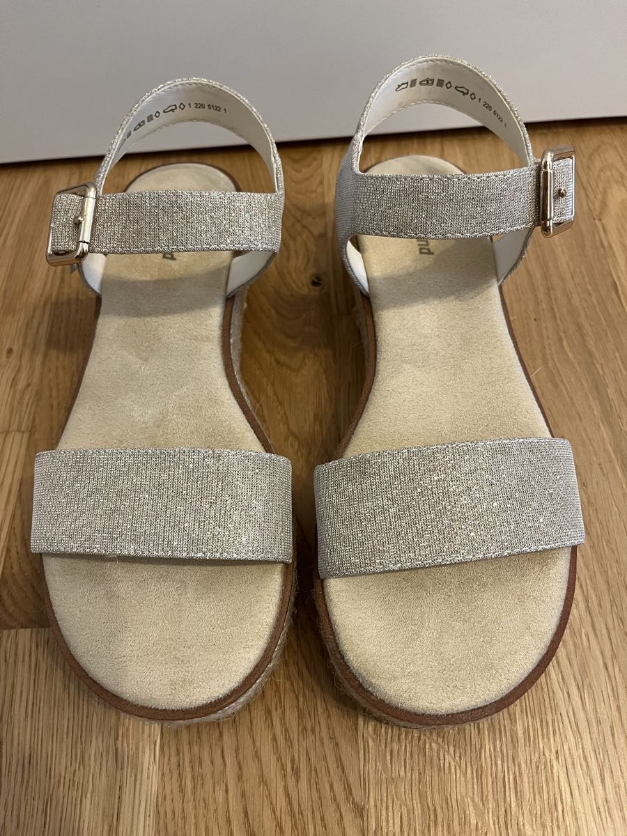 Dosenbach Scarpe da donna: glitzernde Damensandalen – Nuovo (secondo la descrizione) da Glis venduto da jos_hj8q