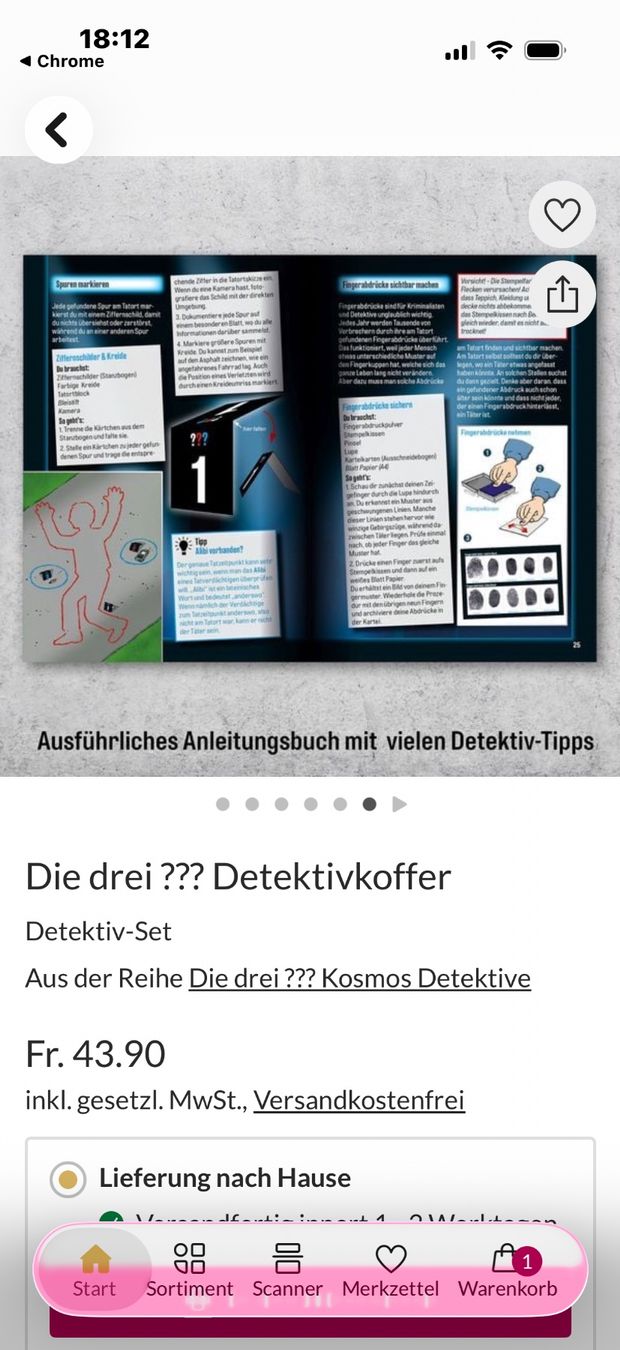 Kosmos Giochi: Die drei ??? Detektiv Koffer – Nuovo e nell'imballaggio originale da Ebikon venduto da Jascha0 3