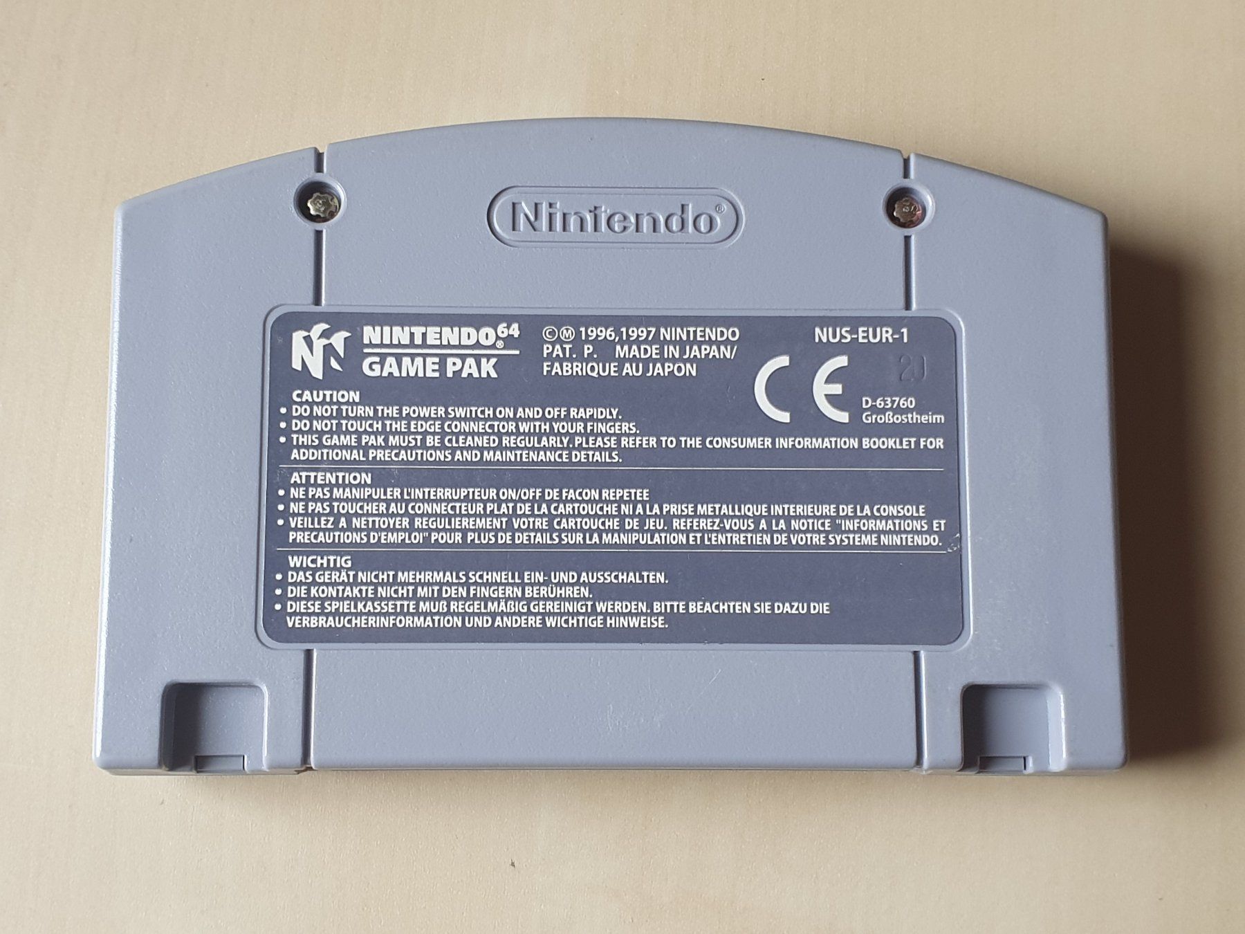 Nintendo Giochi: F1 World Grand Prix II – Usato da Stansstad venduto da collectorsshop 1