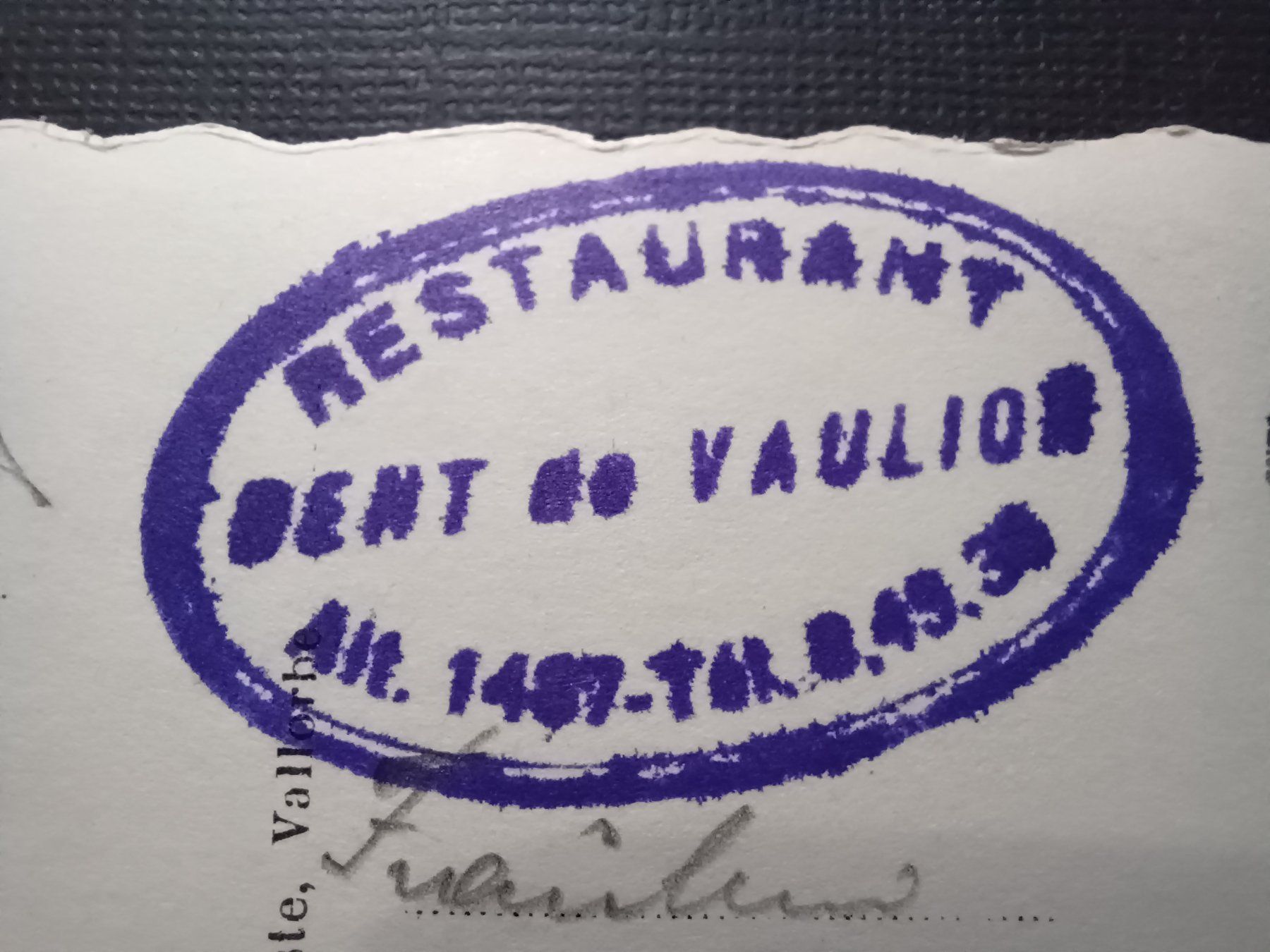 Ansichtskarten: Le Sommet de la Dent de Vaulion, 1947 – Gebraucht aus Aarau Rohr von mgvw 5