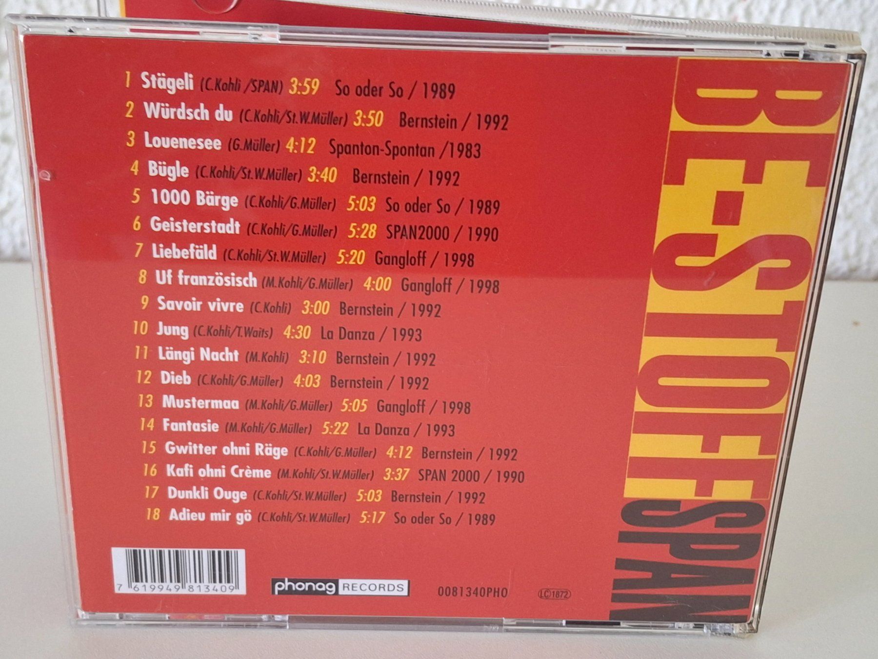 CD: CD SPAN -  Best Of – Usato da Aarberg venduto da Jackup1 1