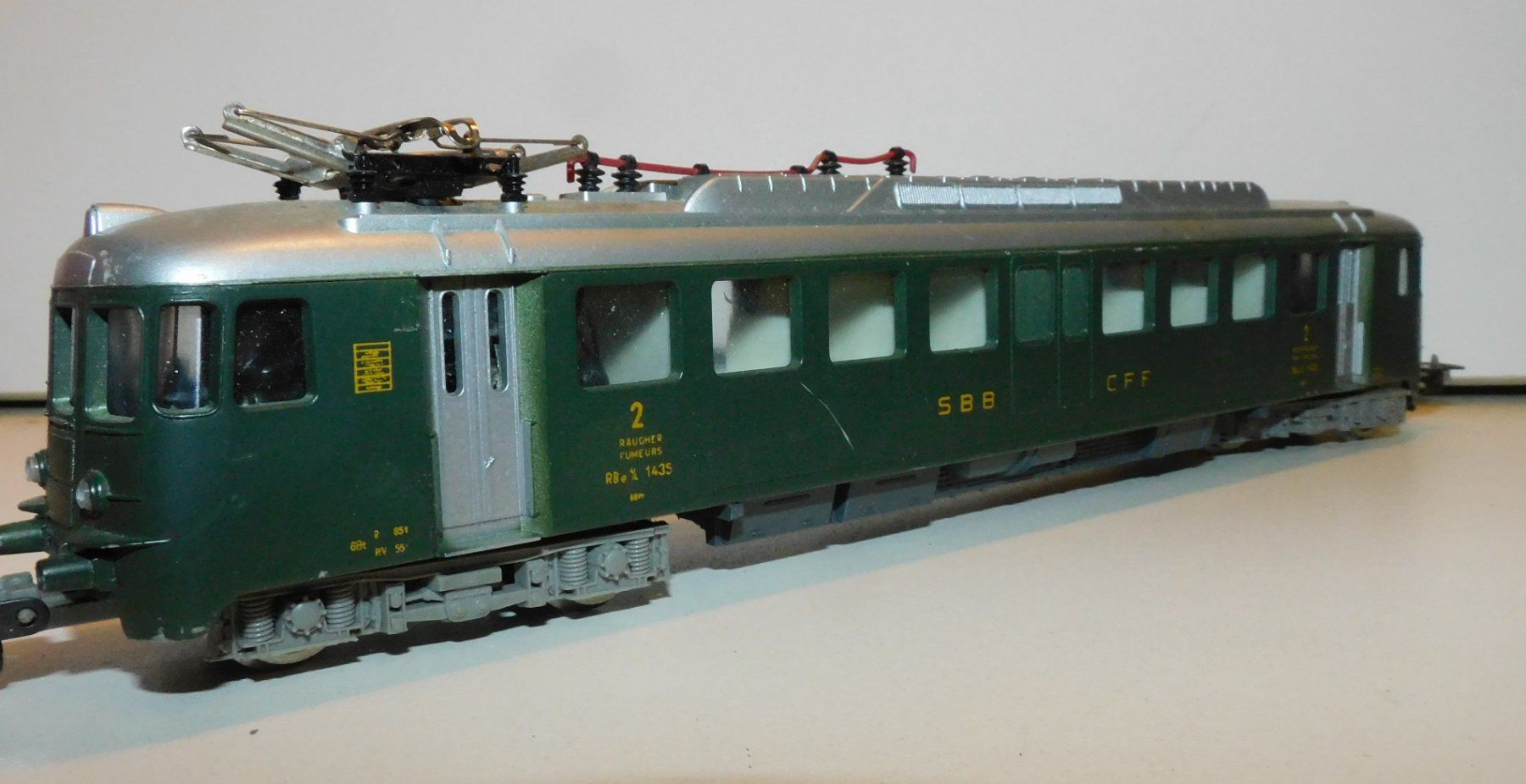 Lima Modellini di ferrovie: Lima Italy Eisenbahn Wagon   ca 24 cm lang – Usato da Sursee venduto da 76 6