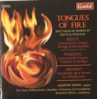 Rütti / Poulenc / Arensky - Tongues of fire