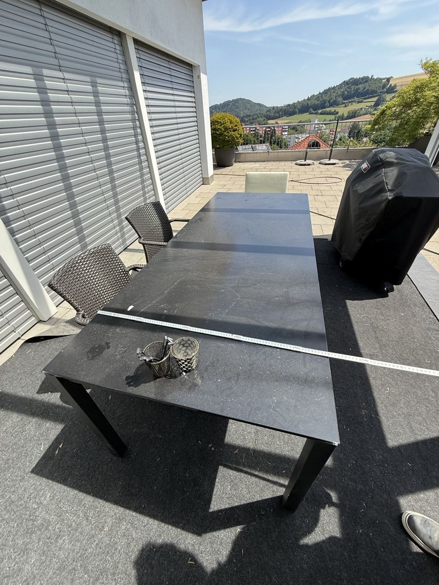 Tavoli: Massiver grosser Gartentisch aus Glas – Nuovo (secondo la descrizione) da Fislisbach venduto da meb_cgw9 2