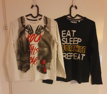 Langarmshirts 2-er Set, Gr.146/152