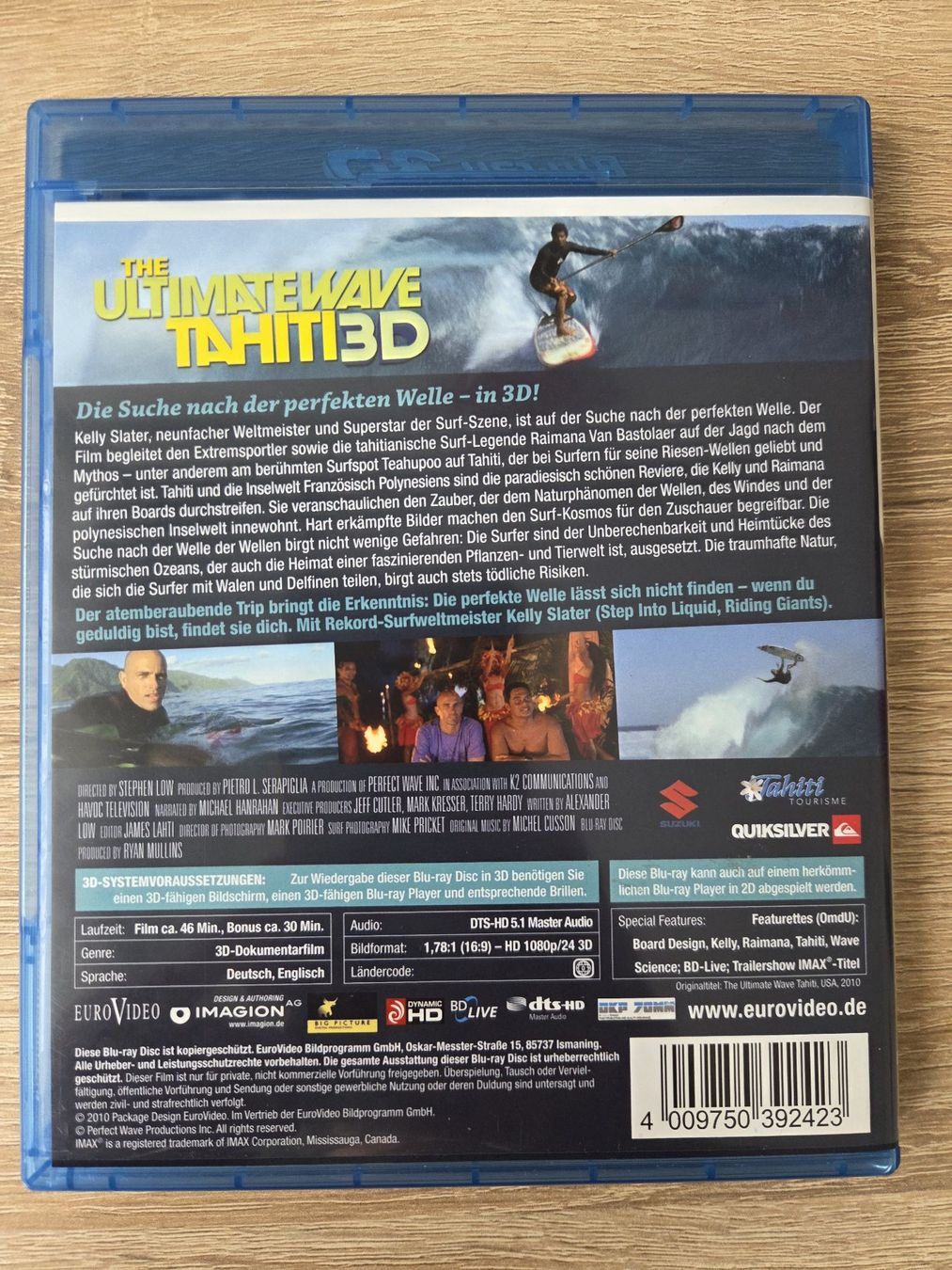 Tutti i DVDs: The Ultimate Wave Tahiti 3D - Blu-ray – Usato da Carouge GE venduto da Franllo 1