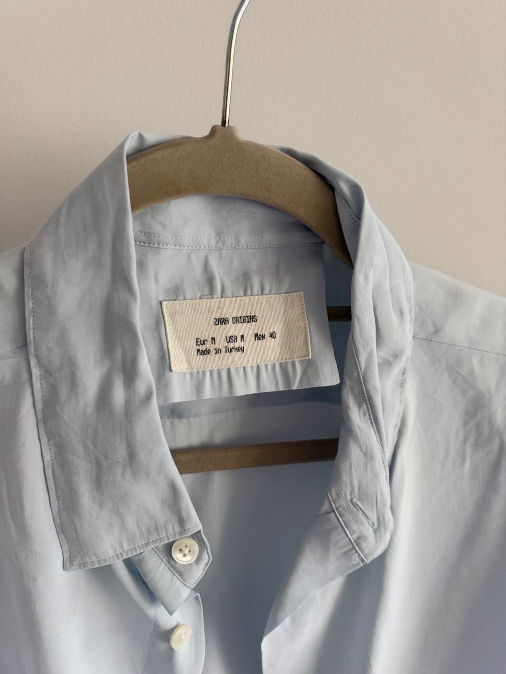 Zara Hemden: ZARA Shirt / Hemd Hellblau Gr. M – Neu (gemäss Beschreibung) aus Ennetbaden von DanielCPH 2