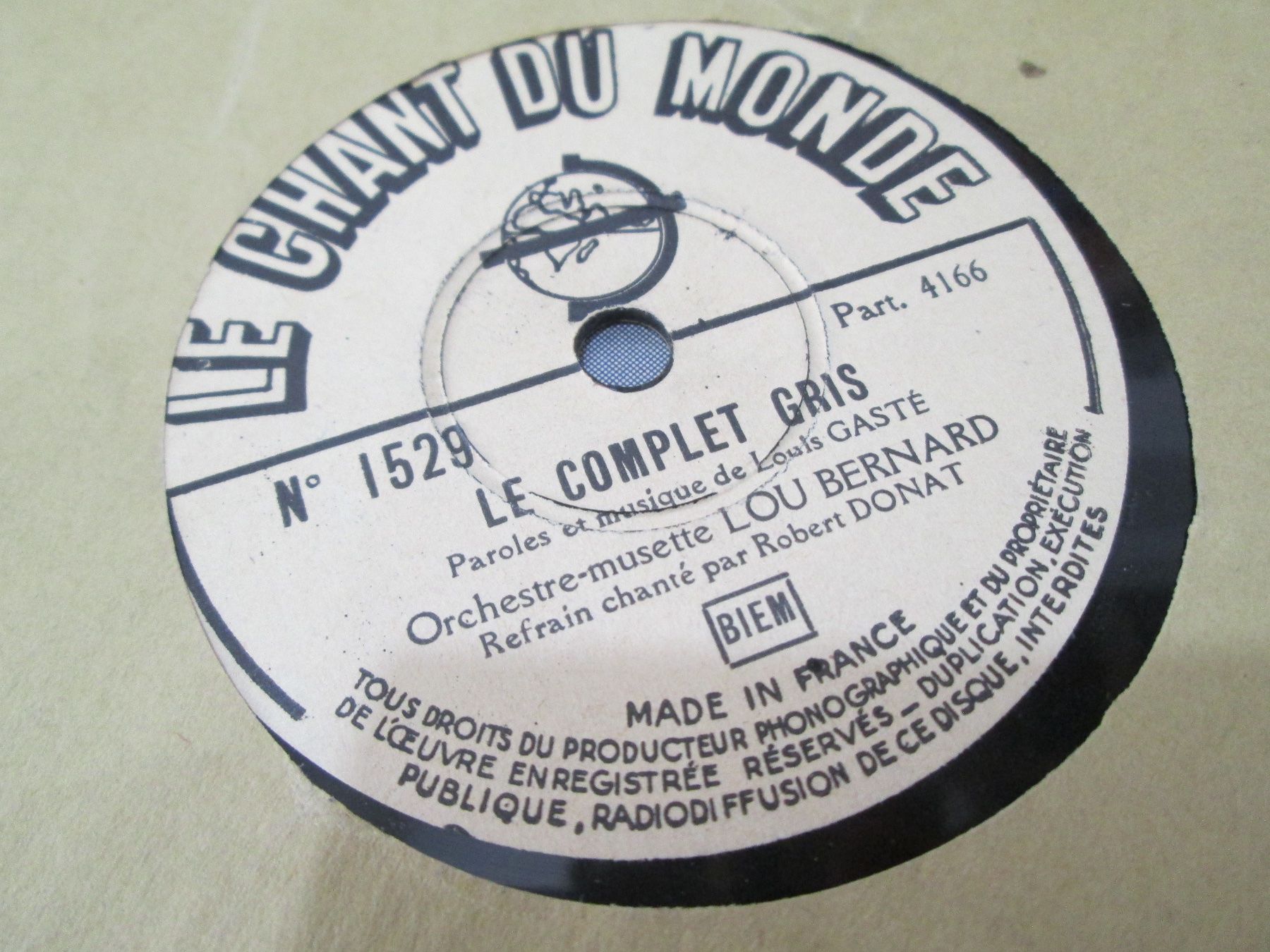 Vinyles: DISQUES 78 TOURS – D'occasion à Lausanne par Leag 1