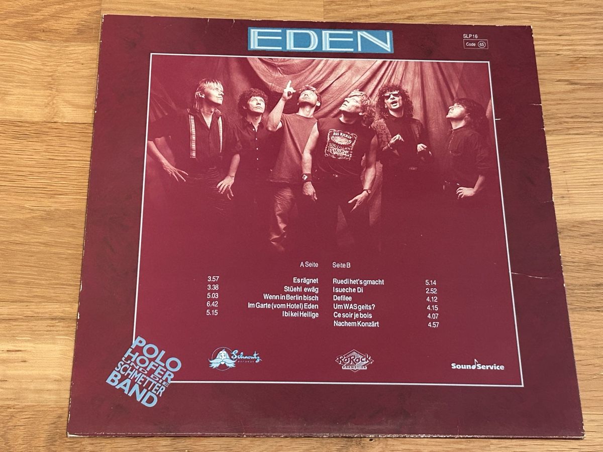 Schallplatten: Polo Hofer. 1990. Eden – Gebraucht aus Faulensee von Mizuno06 1