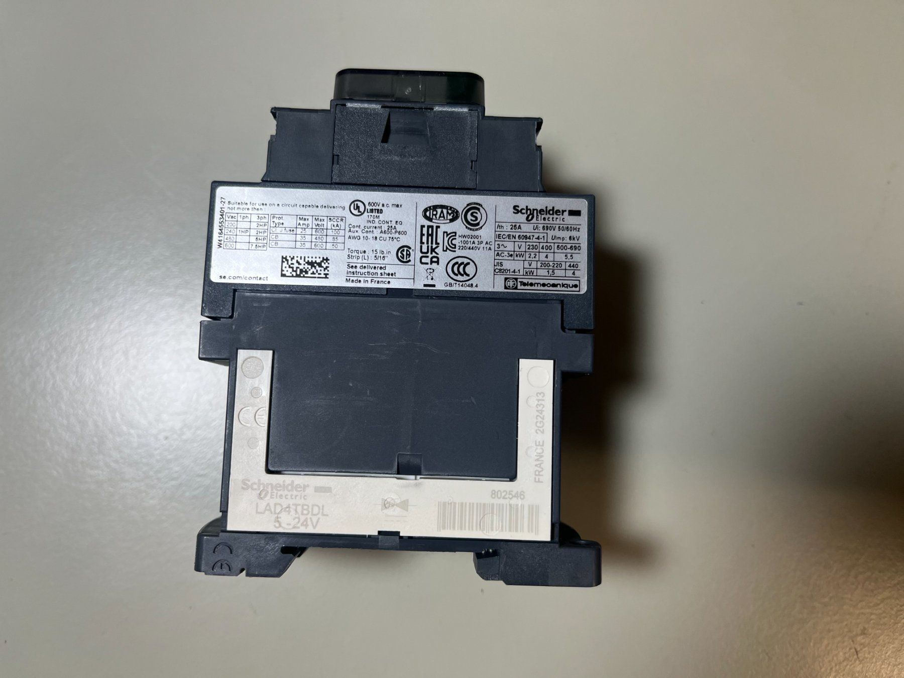 Schneider Componenti elettronici: Schneider Schütz LC1D09 BL 24V DC 2stk. – Nuovo (secondo la descrizione) da Jenaz venduto da Speedy350 2