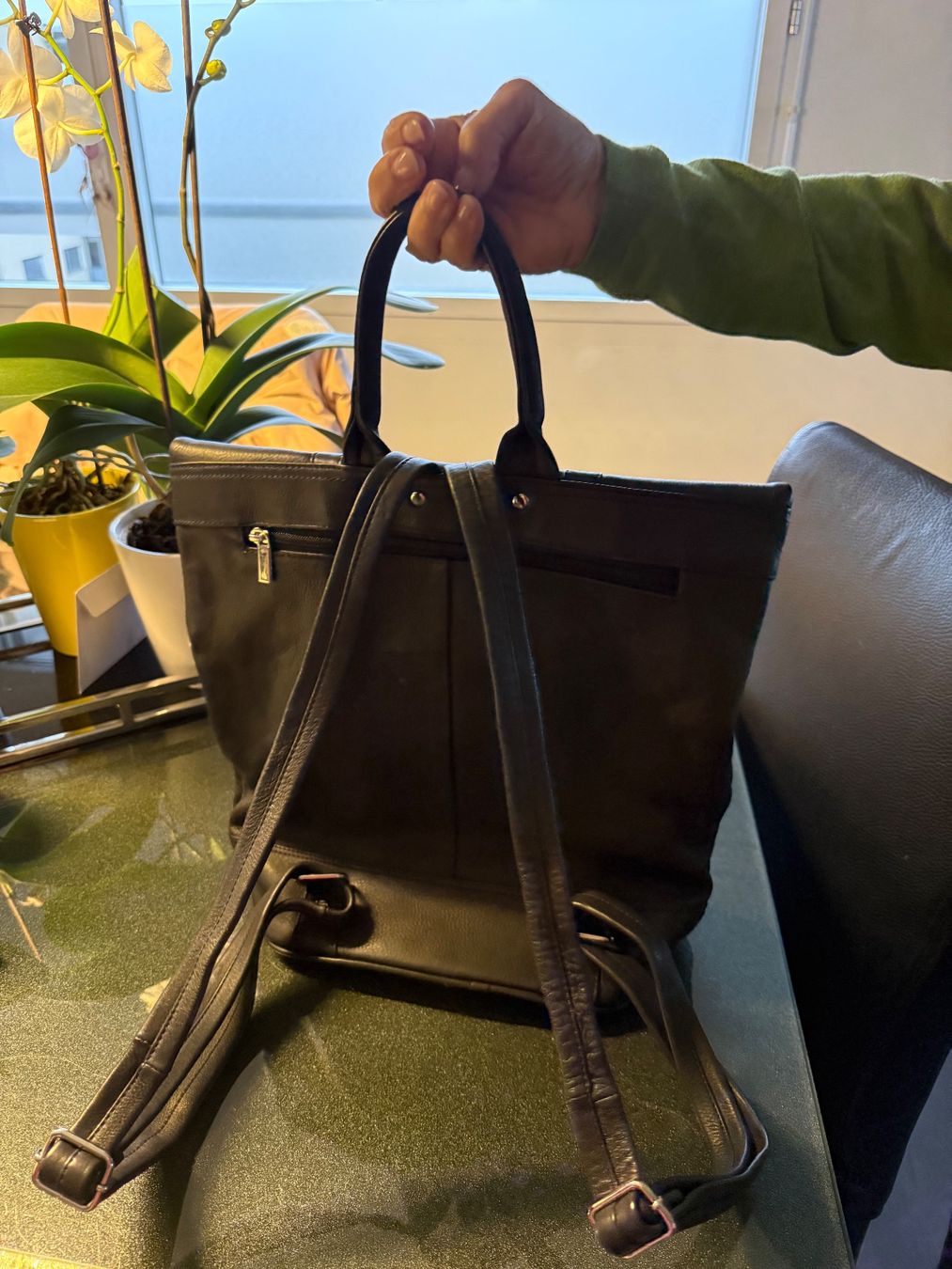 Rucksäcke: Leder Rucksack – Gebraucht aus Buchs ZH von Vanillebaeumli 3