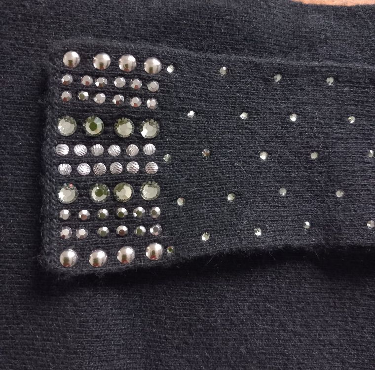 Écharpe 100% Yak - Damier noir vendue à l'unité