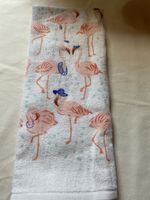 Flamingo Hand Towel, Beach Decor, Summer