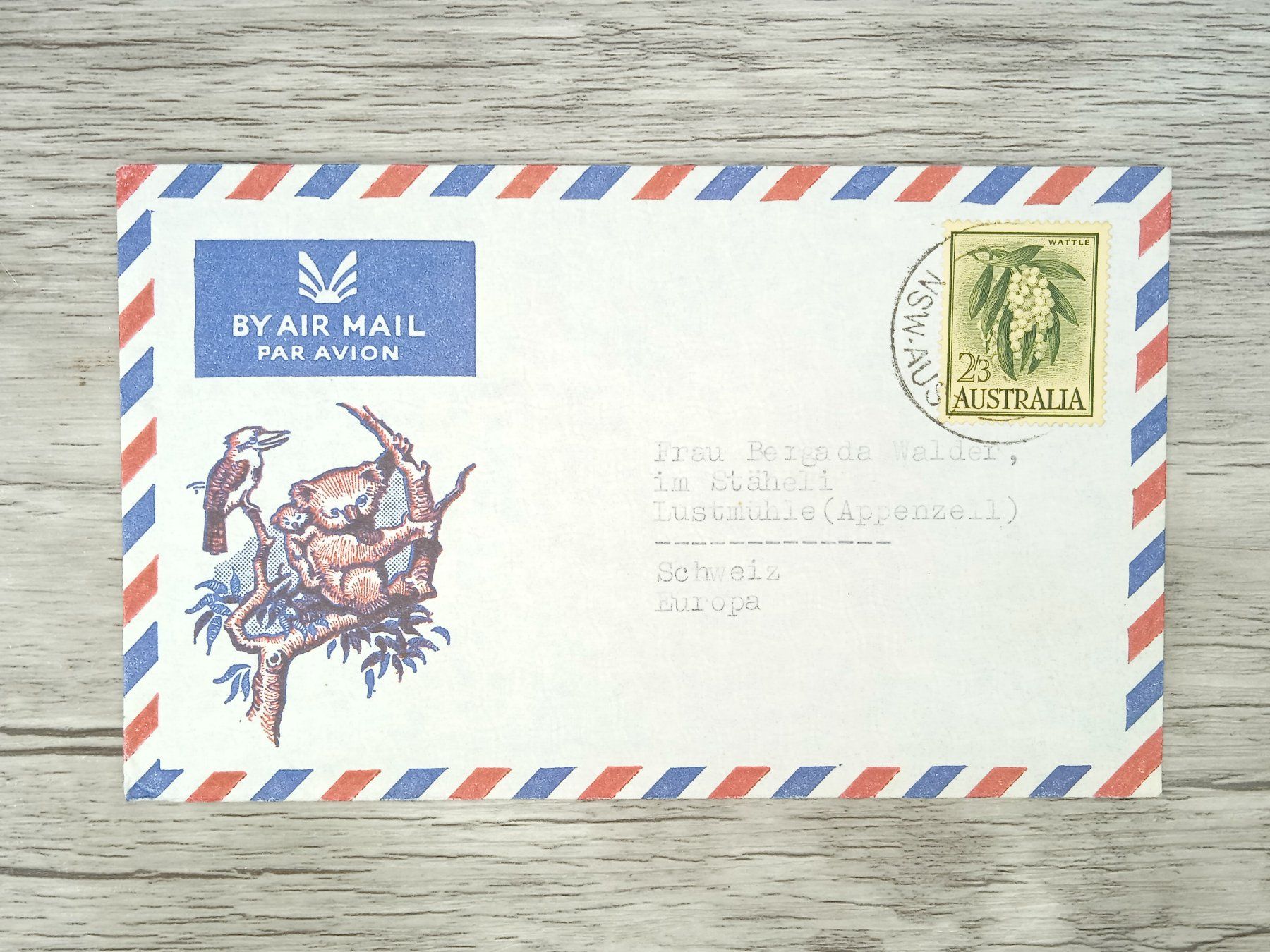 Tutti i francobolli: TR73 Enveloppe + Timbre Australie 19xx – Usato da Cousset venduto da Patrick_Collections