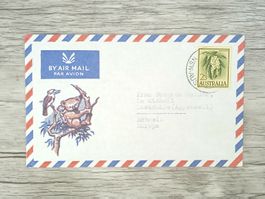 TR73 Enveloppe + Timbre Australie 19xx