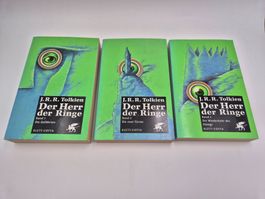 J.R.R. Tolkien Der Herr der Ringe 3 Bände Klett-Cotta