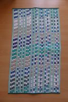 Handgefertigter Teppich - Baumwollstoff mit Vlies 57 x 100cm