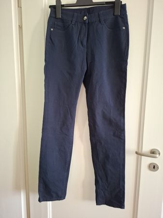 Pantaloni jeans blu elasticizzati, taglia 40, nuovi