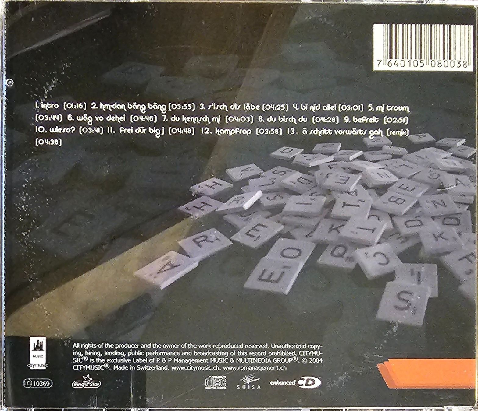CDs: Hm·Clan ‎– Wortspiu – Gebraucht aus Wahlen b. Laufen von Cg10 1