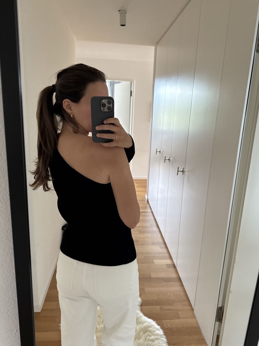Tops: Co Couture Top, asymmetrisch, Gr. S, Schwarz – Gebraucht aus Uster von CharlotteVN 1