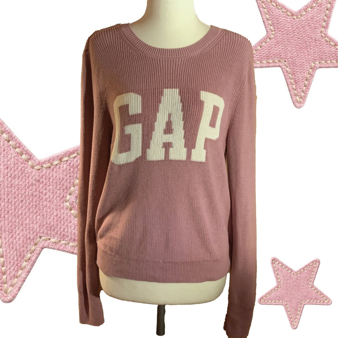 Gap Pulls & Sweat-shirts: GAP-Pullover aus Strick in zartem Rosa – D'occasion à Chalais par Decoarts.art