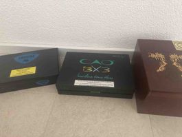 Zigarrenkisten Set Corrida und CAO BX3 gebraucht