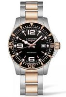 Longines Hydroconquest schwarz gold bicolor