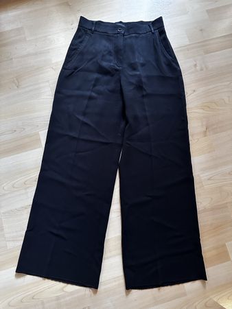 Weekend Max Mara Pantalon large noir – Taille S