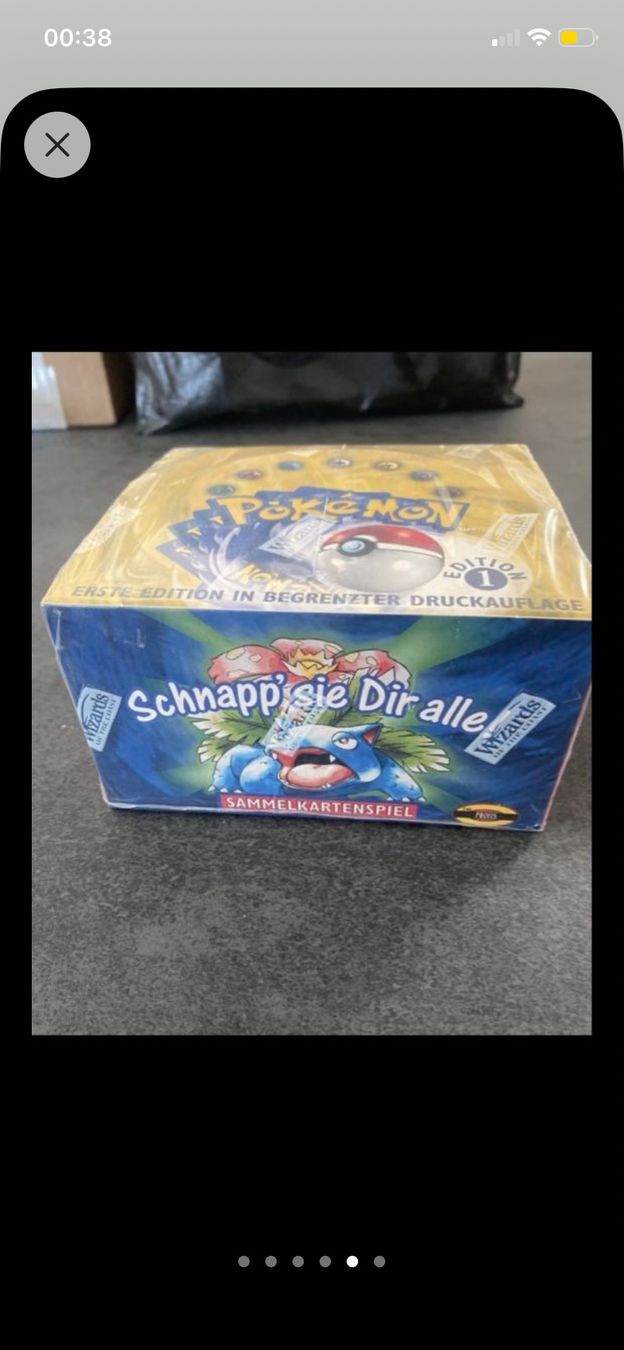 Cartoline: Pokemon Base Set Booster Box sealed - 1. Edition! – Nuovo e nell'imballaggio originale da Jegenstorf venduto da amor87 5