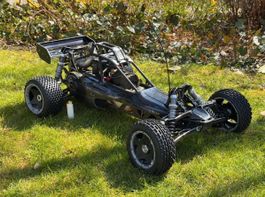 RC 2 Takt Benziner Auto: HPI Baja 5B 30.5ccm+Fernsteuerung