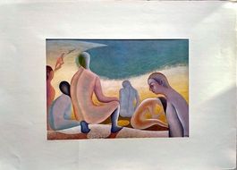 Simon Jones Kunstdruck, 1974, Top!
