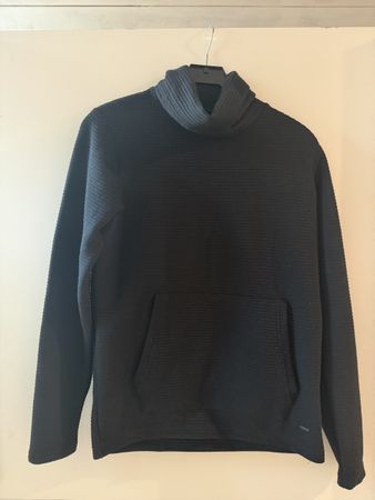 Herren Pullover Kragen Schwarz
