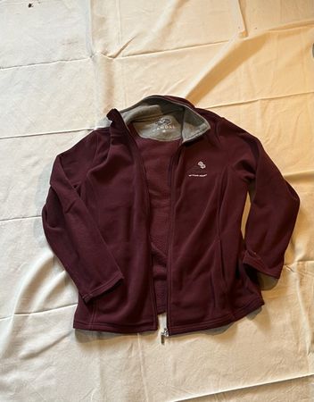 2 Fleecejacken Damen Gr. M – Canda & schwarze Fleecejacke – 