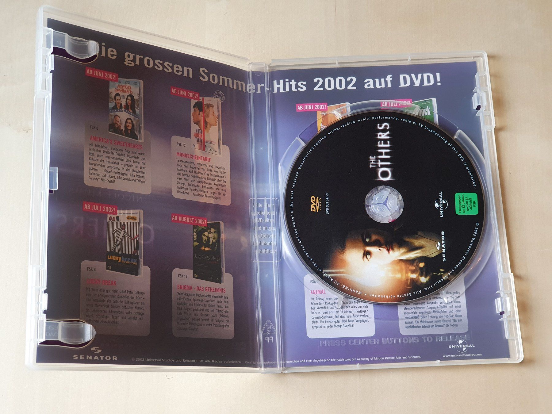 Tous les DVDs: The Others – D'occasion à Stansstad par collectorsshop 2