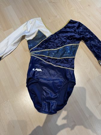 Turndress blau-weiss-gold, Gr. 152/158